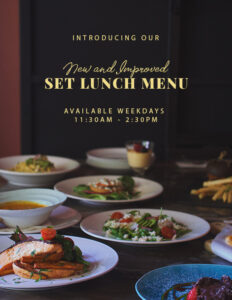 YOUNGS - Set Lunch Special